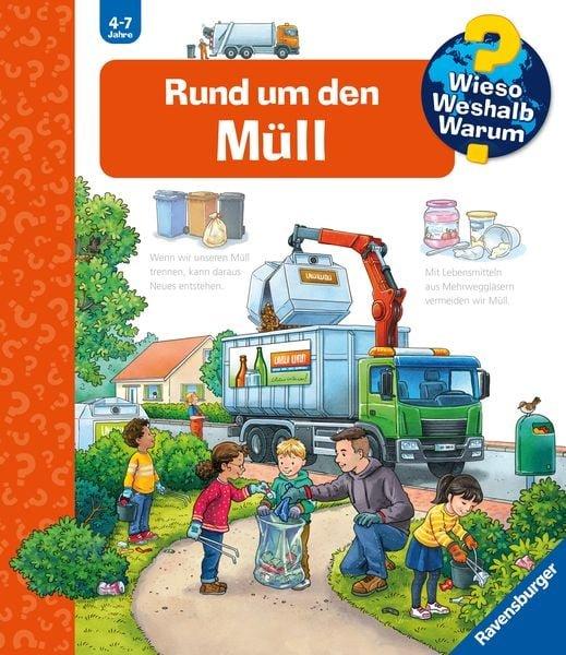 Wieso? Weshalb? Warum? Rund um den Müll (Nr.74) von Kessel, Carola; Krause, Joachim (Illustrationen) Copertina rigida 