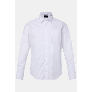 JP1880  Camicia dalla vestibilità moderna con maniche lunghe e colletto ad apertura inglese e in versione tall bianco neve 