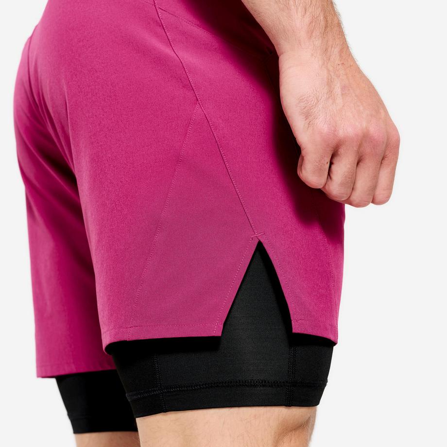 DOMYOS  Shorts uomo 2-in-1 traspiranti 