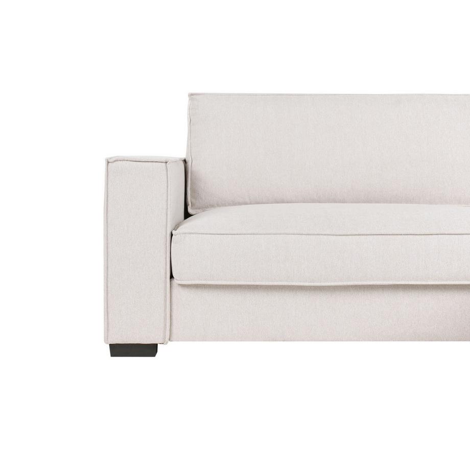 Beliani Linksseitiges Ecksofa aus Stoff Minimalistisch RENDERS  