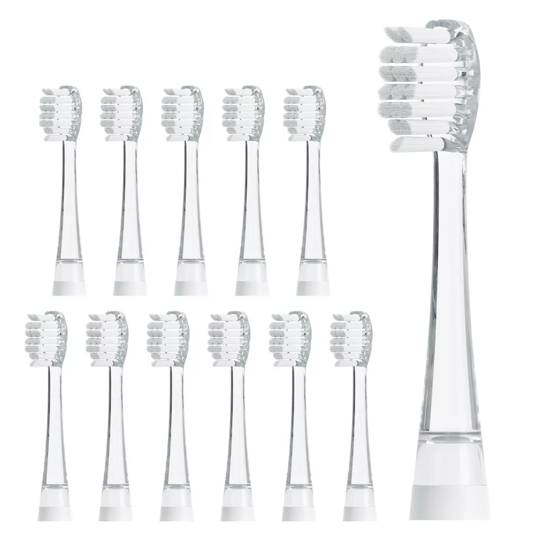 AILORIA Aufsteckbürsten "Ersatzbürstenköpfe 12er Set BUBBLE BRUSH"