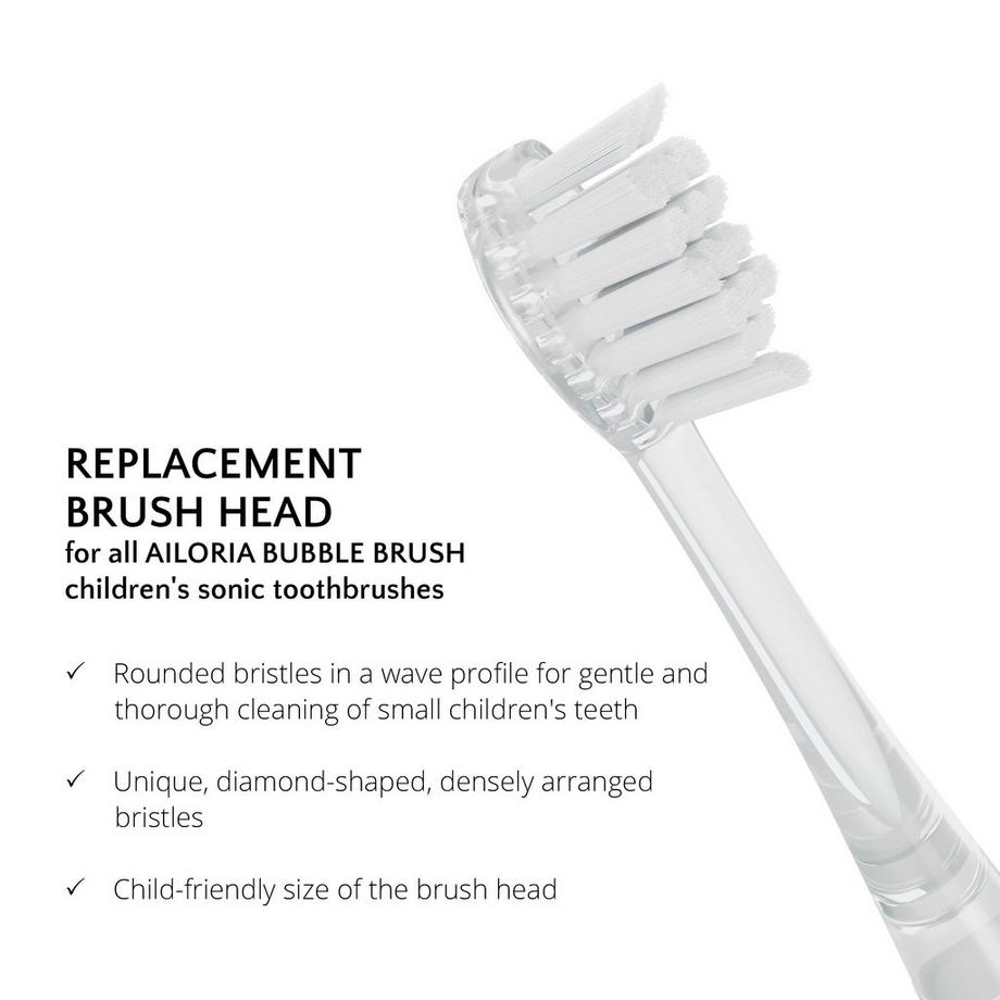 AILORIA BUBBLE BRUSH Ersatzbürstenköpfe 12er Set  