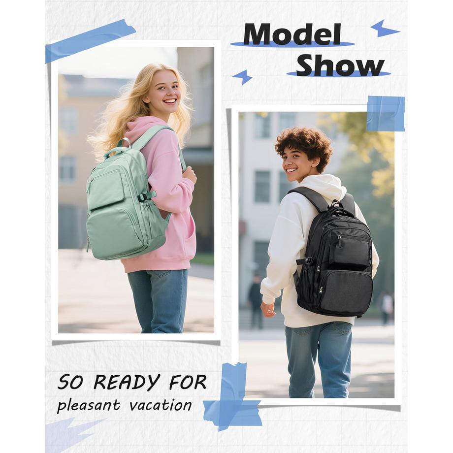 Only-bags.store Sac à dos scolaire léger pour adolescents  