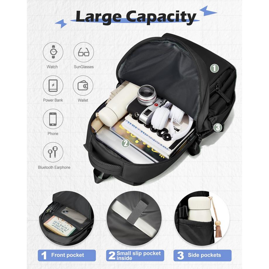 Only-bags.store Sac à dos scolaire léger pour adolescents  