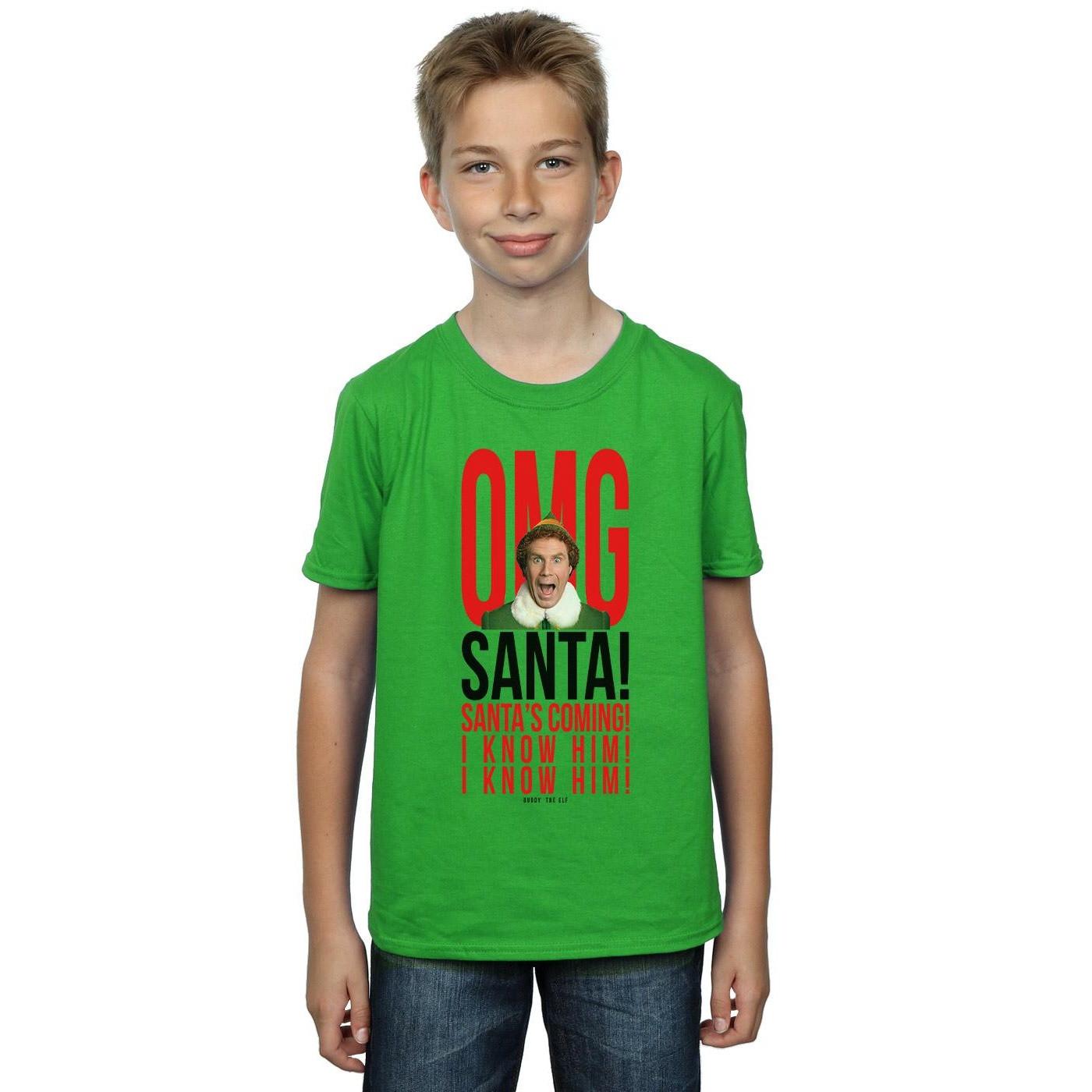 Elf  OMG Santa I Know Him TShirt 