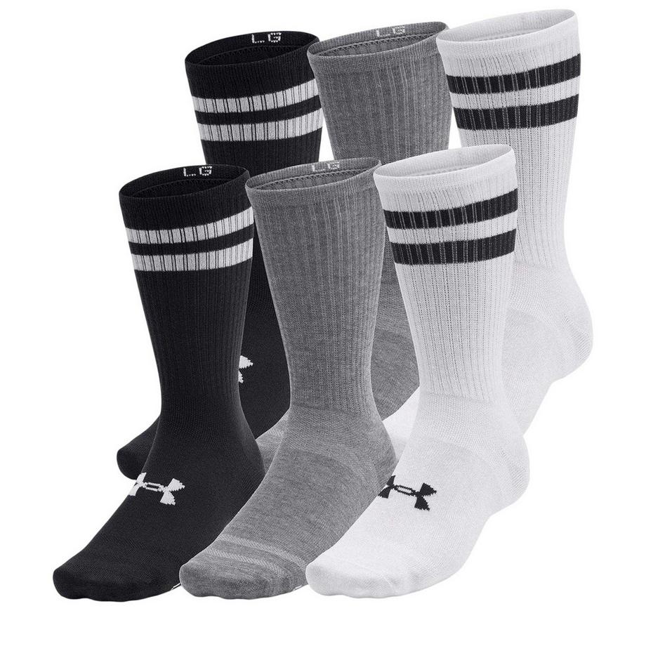UNDER ARMOUR Chaussettes montantes Essential 6 pièces  