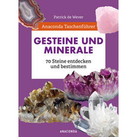 Anaconda Taschenführer Gesteine und Minerale. 70 Steine entdecken und bestimmen de Wever, Patrick; Herzog, Lise (Illustrationen); Zuber, Ilona (Übersetzung) Couverture rigide 