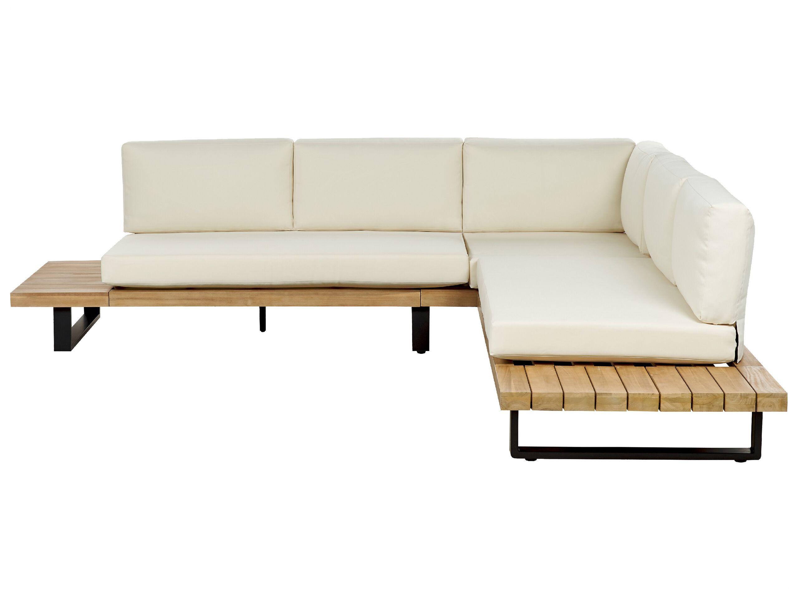 Beliani Set lounge pour jardin en Bois d'acacia certifié FSC® Industriel MYKONOS  