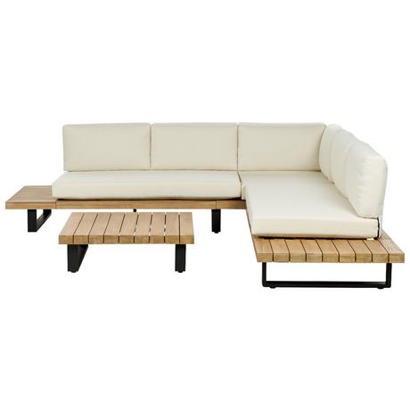 Beliani Set lounge pour jardin en Bois d'acacia certifié FSC® Industriel MYKONOS  