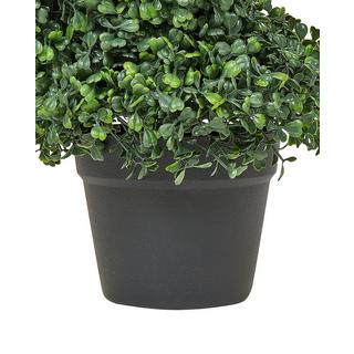 Beliani Plante artificielle en Matière synthétique BOXWOOD SPIRAL TREE  