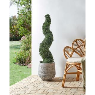 Beliani Plante artificielle en Matière synthétique BOXWOOD SPIRAL TREE  