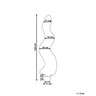 Beliani Kunstpflanze aus Kunststoff BOXWOOD SPIRAL TREE  