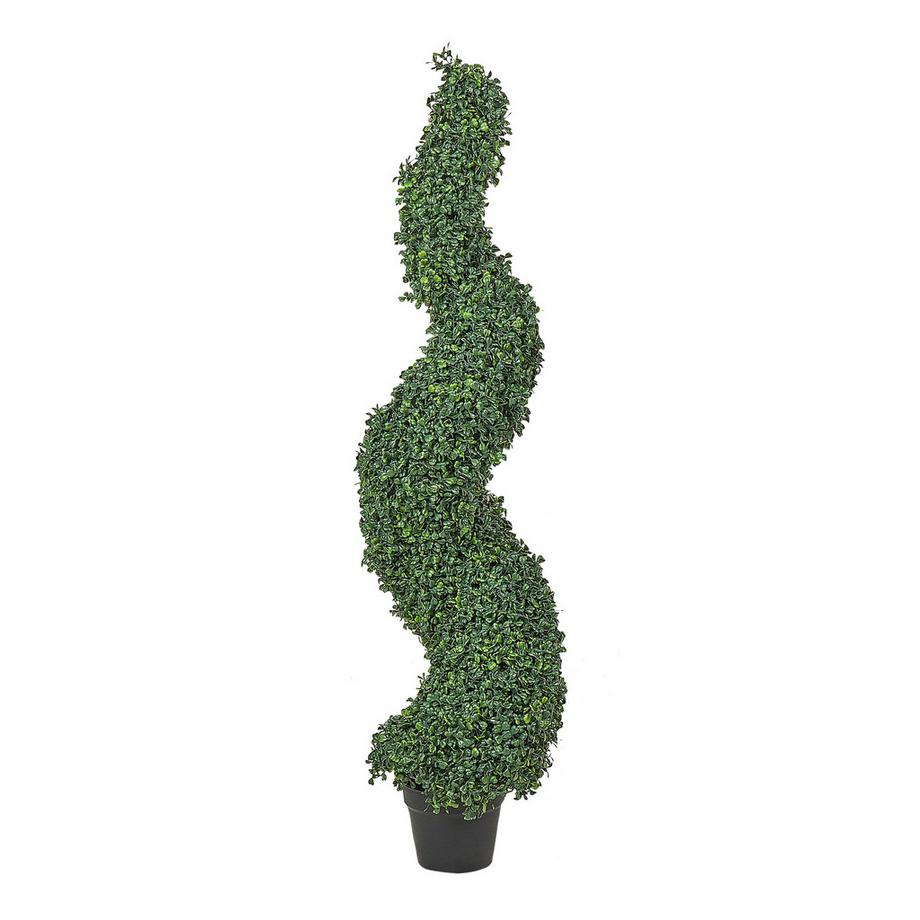 Beliani Pianta artificiale en Materiale sintetico BOXWOOD SPIRAL TREE  