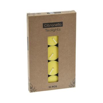 Bougies à réchaud Citronella 15 pcs.