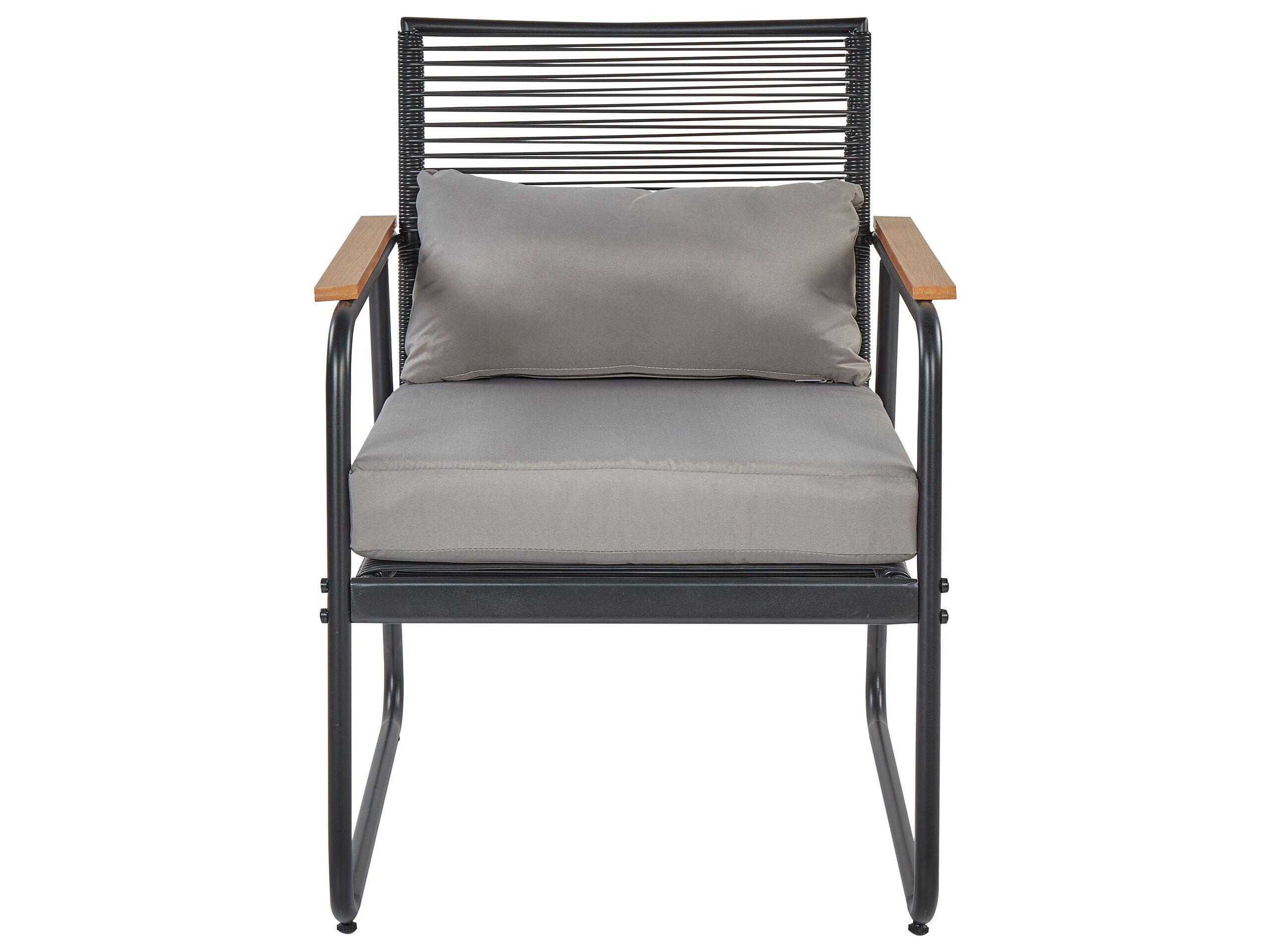 Beliani Set lounge pour jardin en Acier Moderne POMONTE  