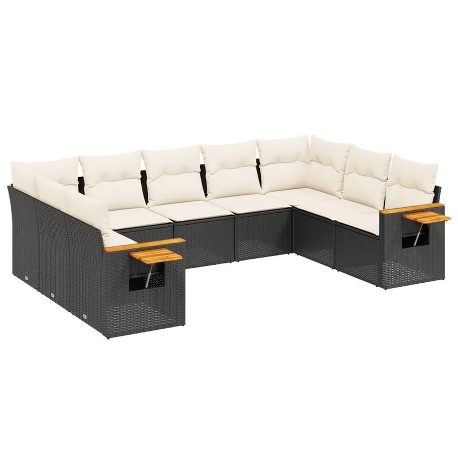 set divano da giardino Polirattan