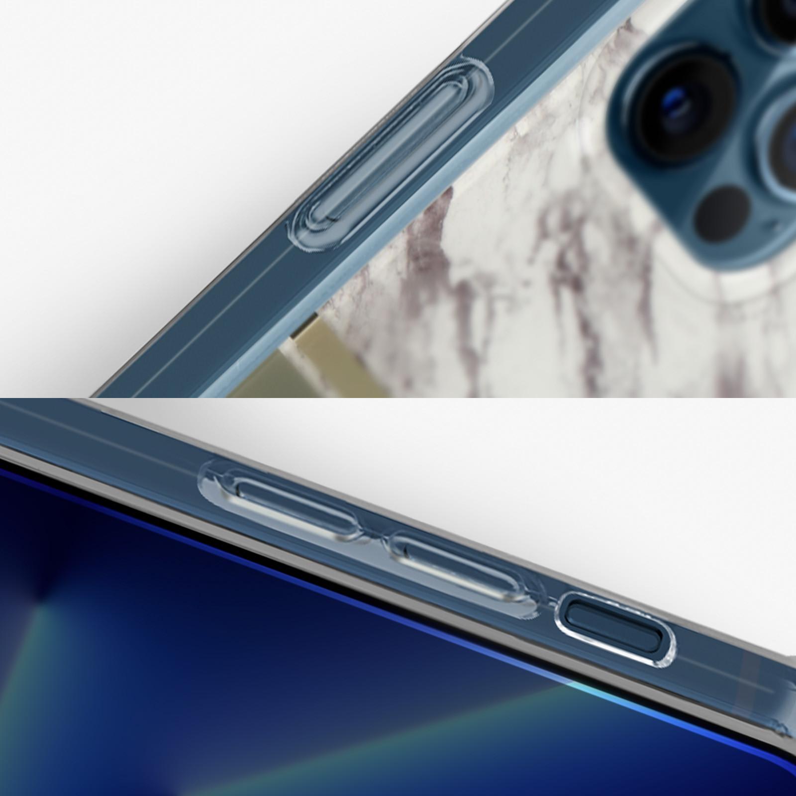 GUESS  Hülle Apple iPhone 13 Pro Marble Strap 