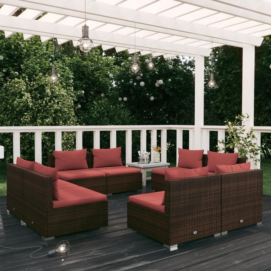 VidaXL set salotto da giardino  