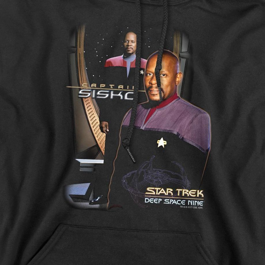 Star Trek Star Trek Deep Space Nine Benjamin Sisko Felpa con Cappuccio  