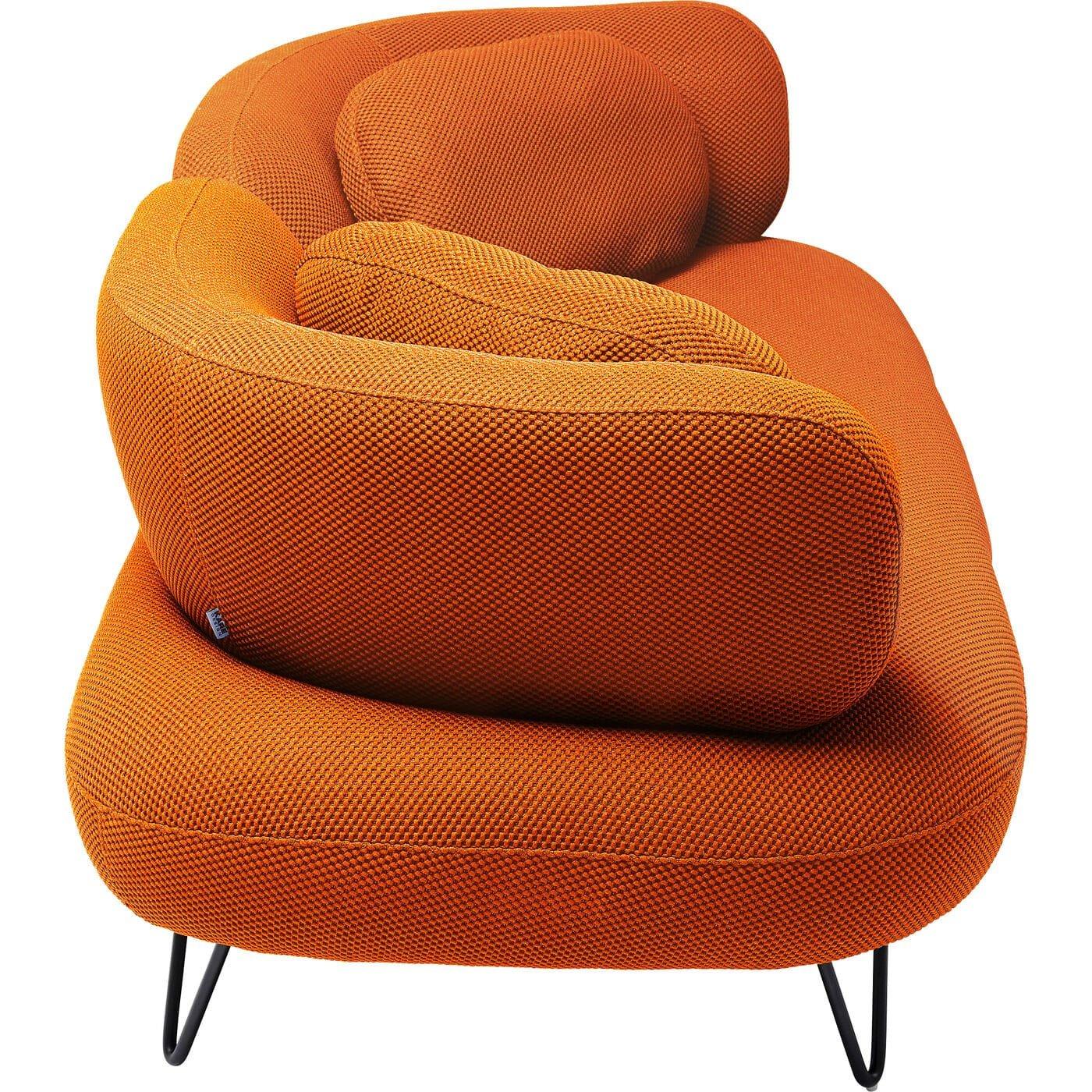 KARE Design Sofa Peppo 2-Sitzer orange  