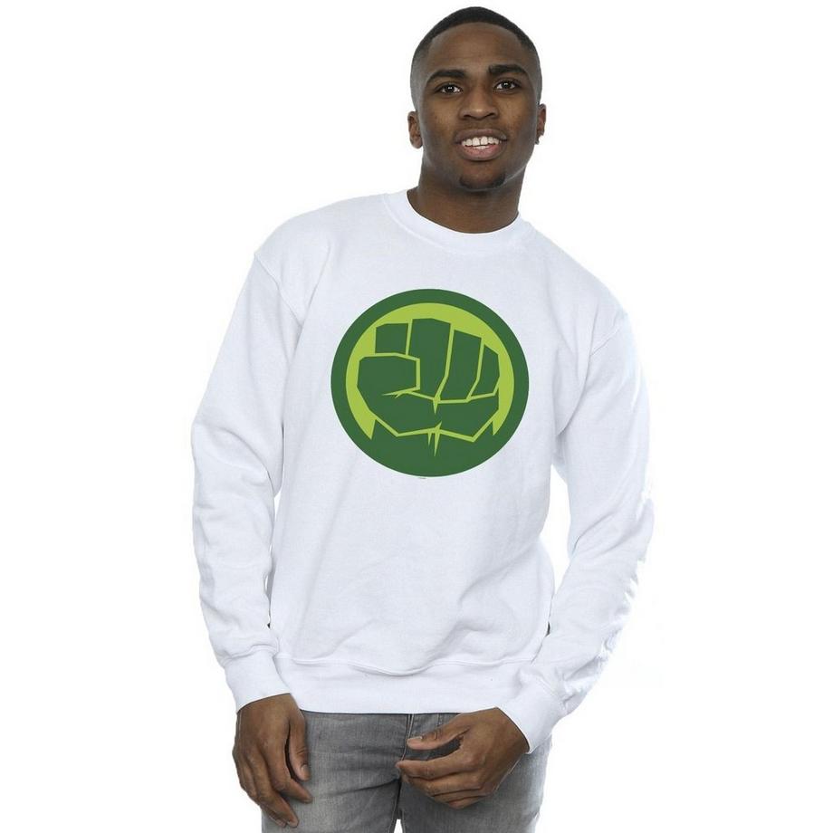 MARVEL Hulk Poing Logo Sweatshirt  