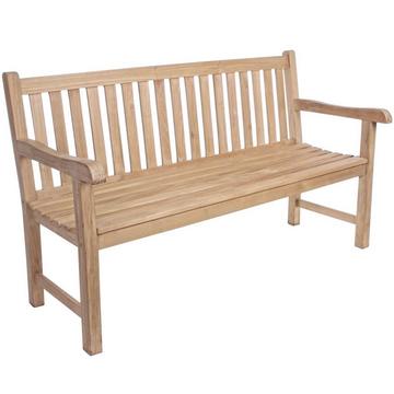 Panca da giardino in legno Linda Teak 150