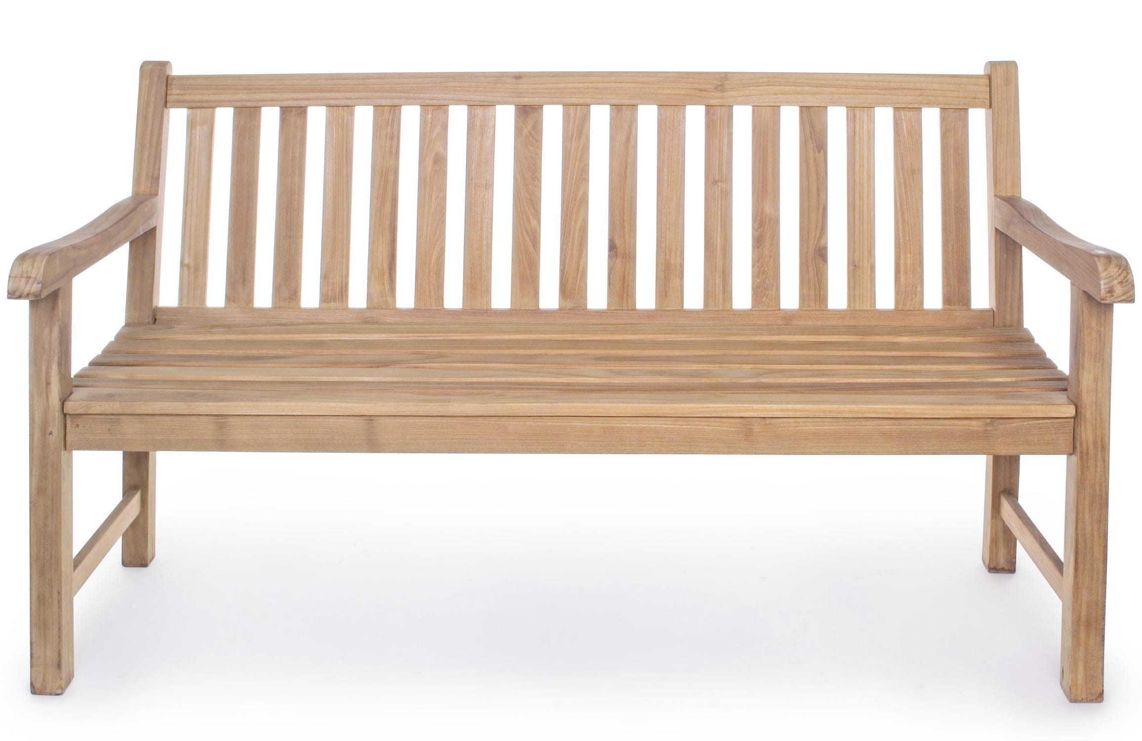 mutoni Banc de jardin en bois Linda Teak 150  