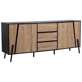 Beliani Sideboard aus Spanplatte Rustikal BLACKPOOL  