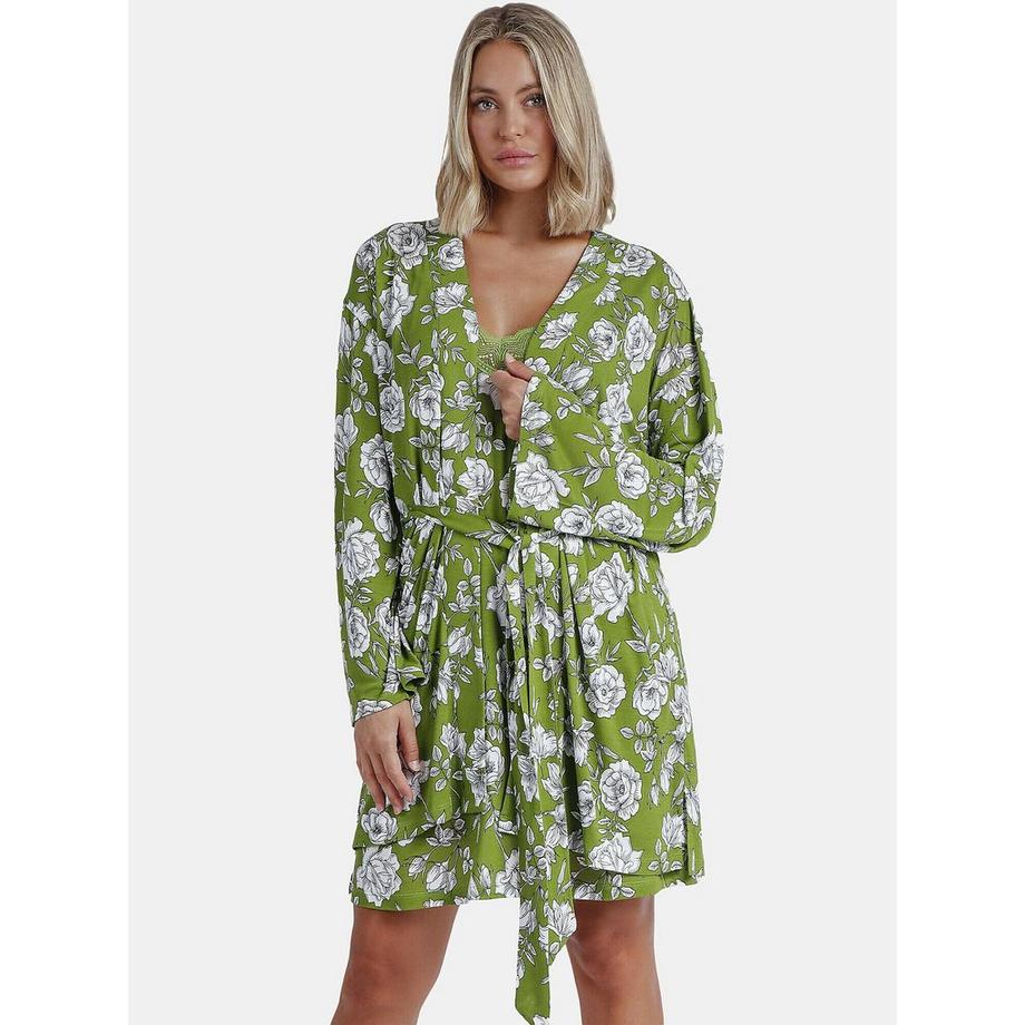 Déshabillé Navy Flowers