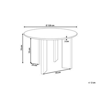 Beliani Table de repas en MDF Moderne COSMO  