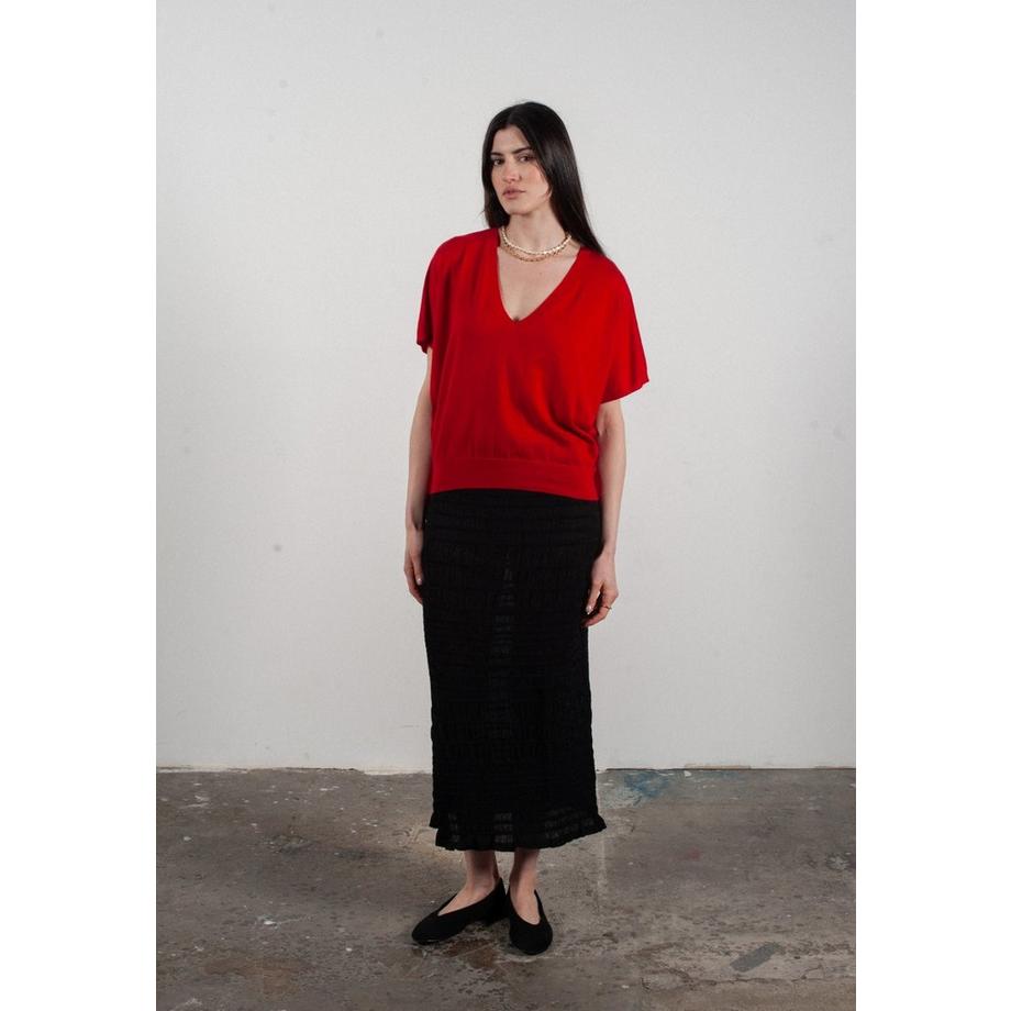 Studio Cashmere8 KELLY 6 V-Ausschnitt Fledermausärmel Pullover  