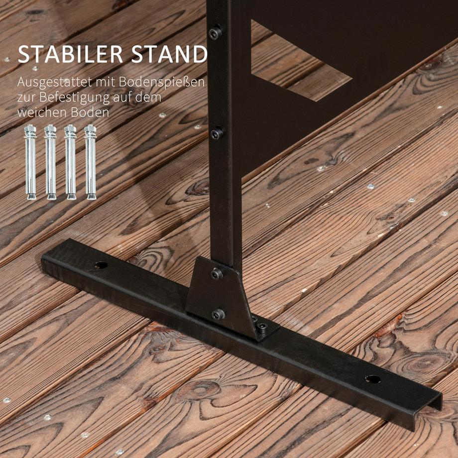 Outsunny Paravent de jardin  