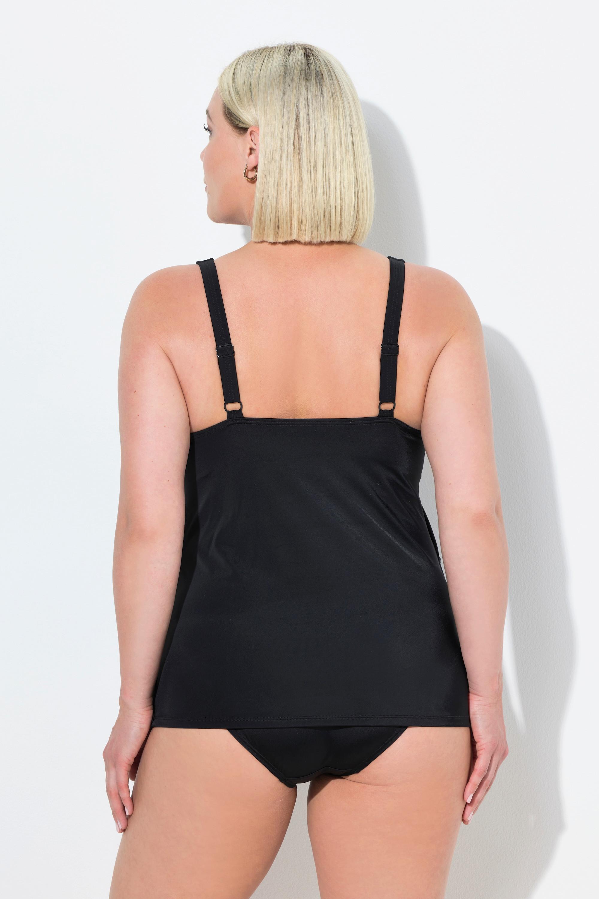 Ulla Popken Tankini Volant Coppe Morbide Riciclato  