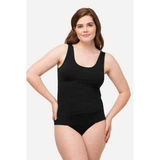 Ulla Popken Canottiera taglio aderente cotone biologico spalline larghe  