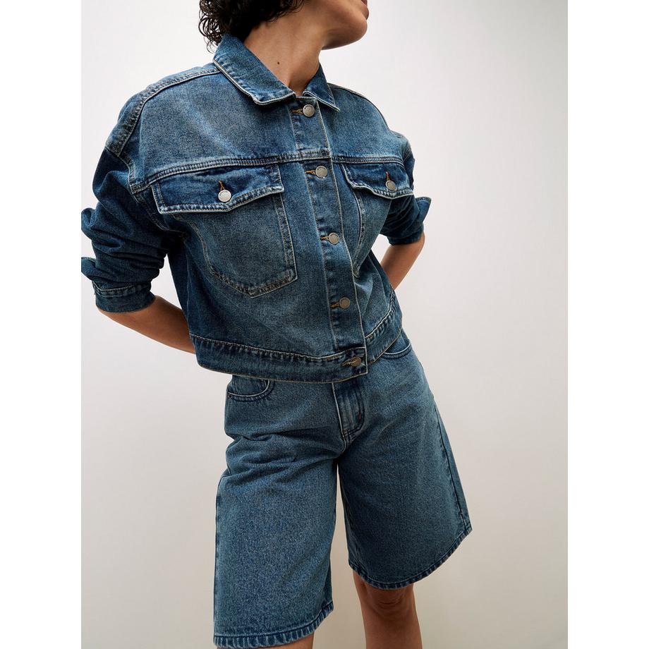 Lune Denim Bermuda Shorts