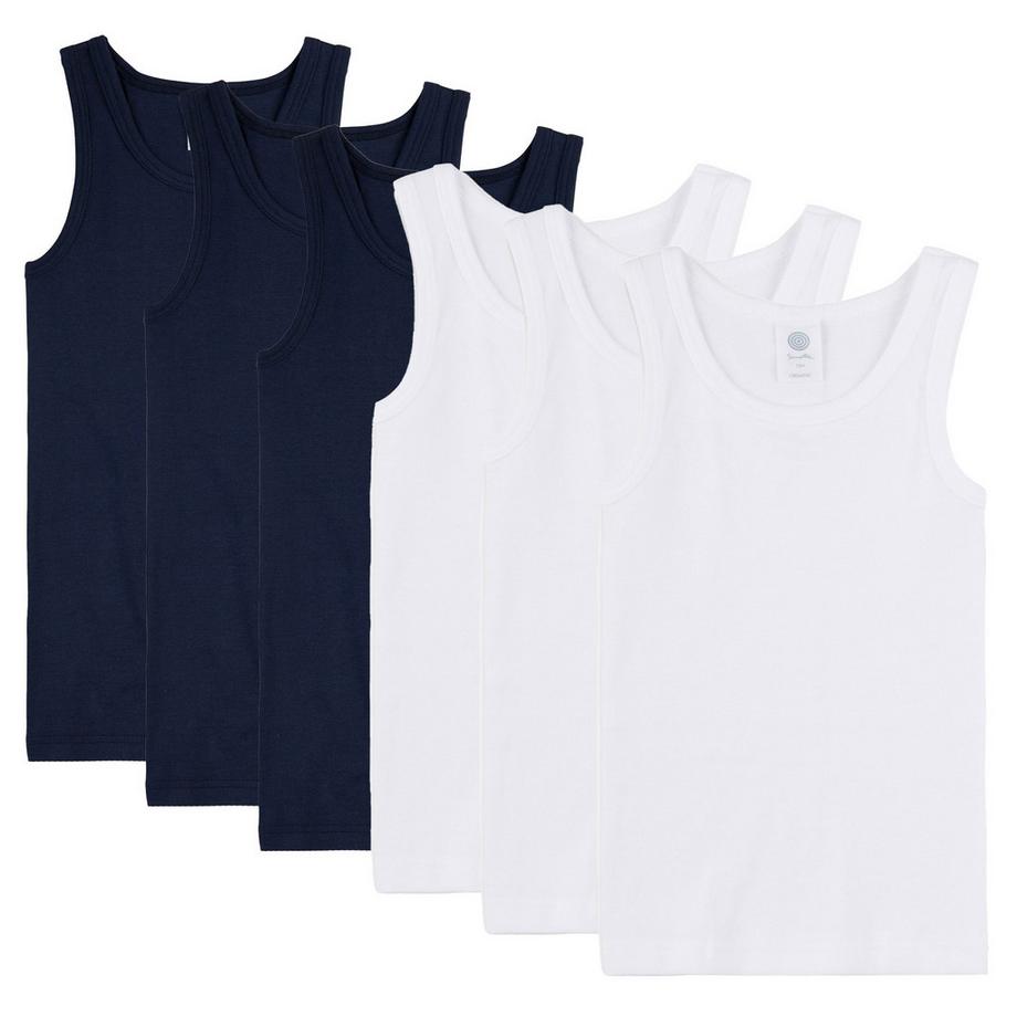 Unterhemd  6er Pack Bequem sitzend