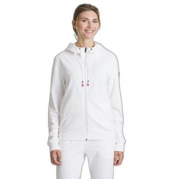 Sweatshirt à capuche zippé avec logo femme  FT