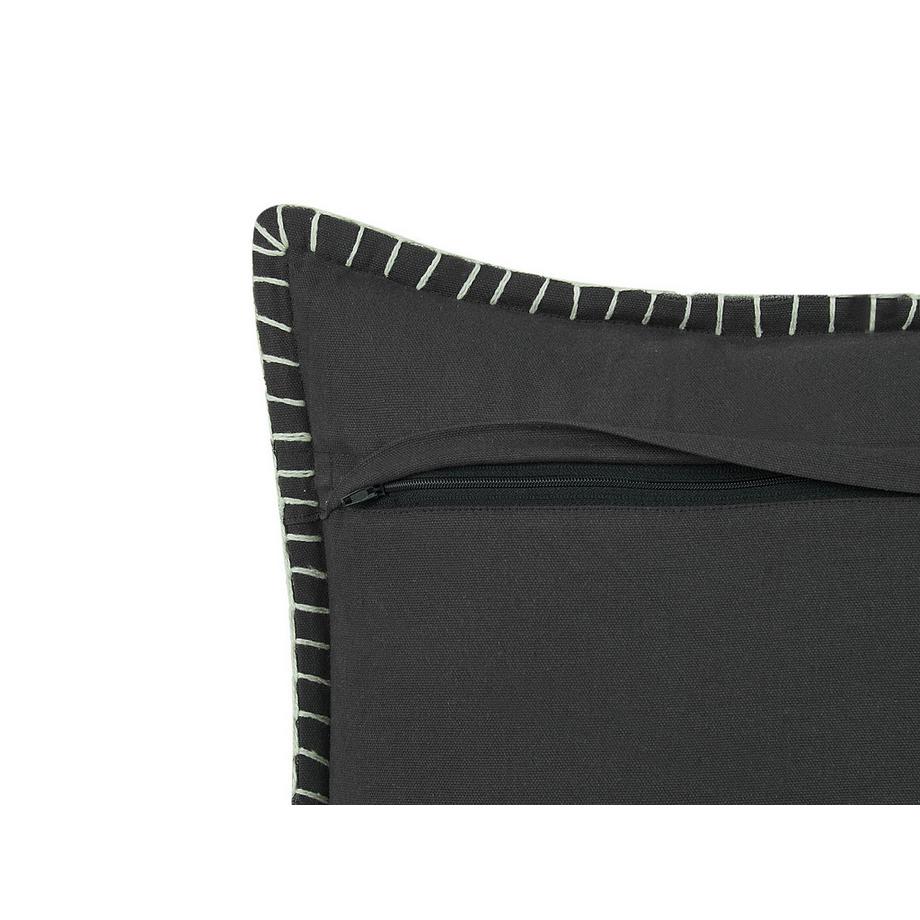 Beliani Dekokissen 2er Set aus Viskose Rustikal MELUR  