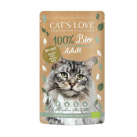 Cat's Love  Anatra BIO ADULTA - Multipack 