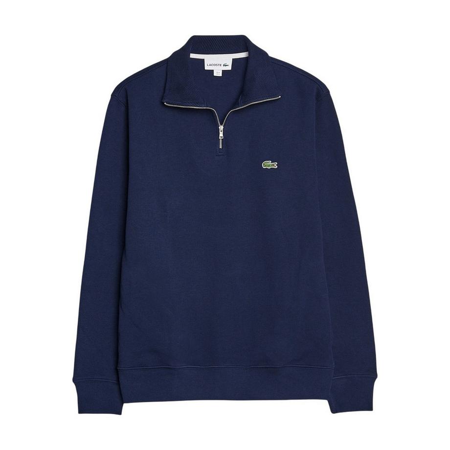 SweaT-Shirt, Mit Kurzem Reißverschluss, Baumwollmischung