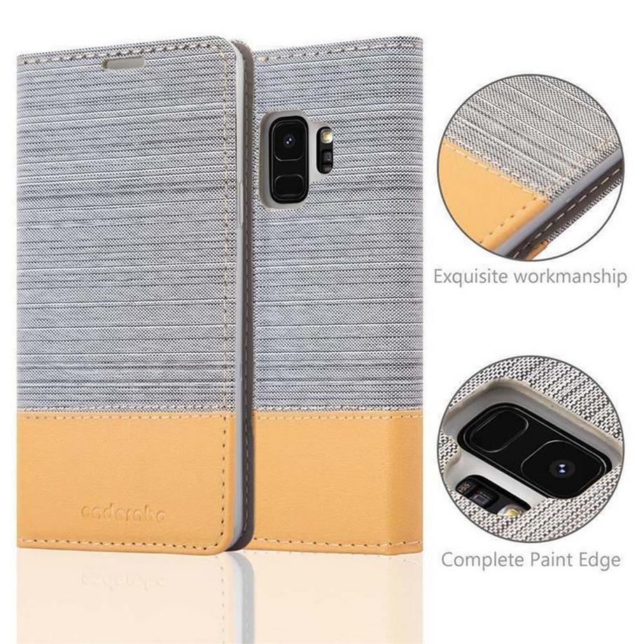 Cadorabo  Hülle für Samsung Galaxy S9 Magnetverschluss, Kartenfach 