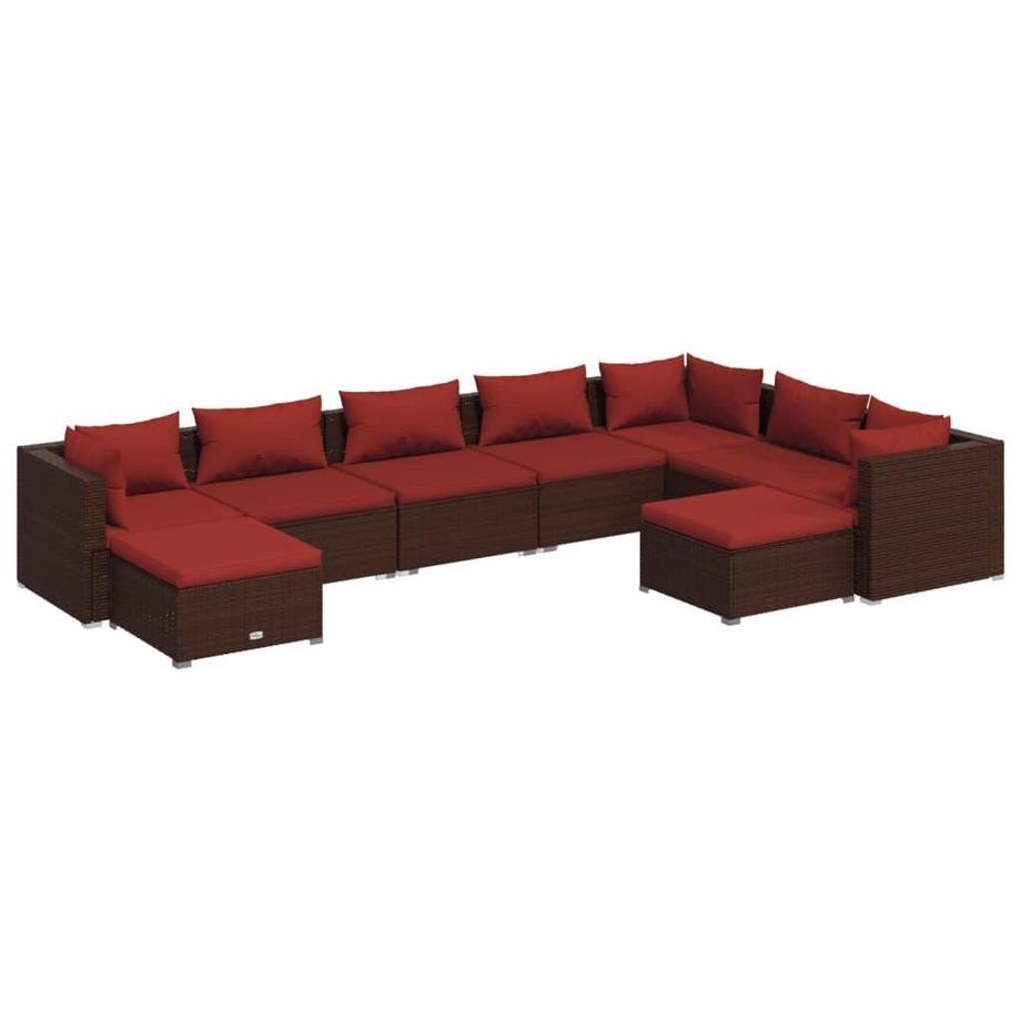 set divani da giardino Polirattan