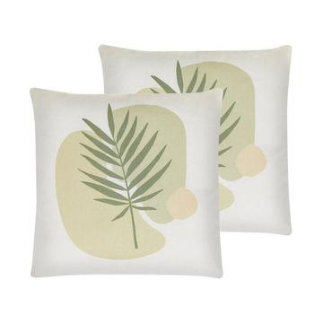 Lot de 2 coussins en Polyester Moderne MICROSORUM