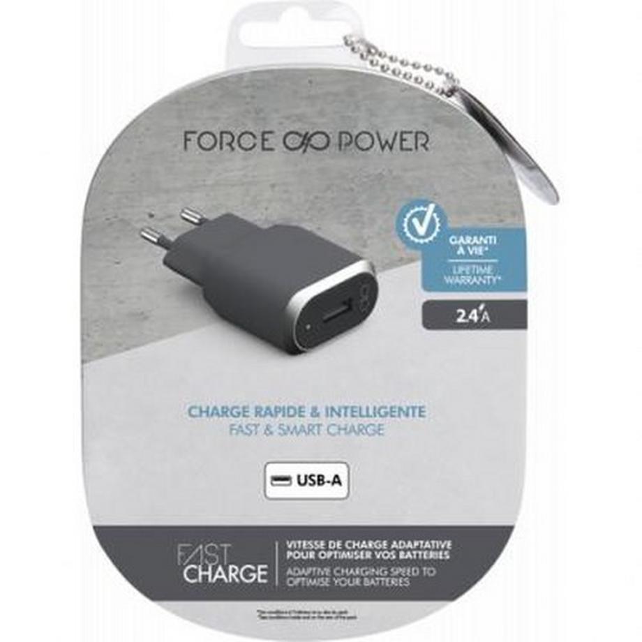 Force Power  Chargeur maison USB A 2.4A 