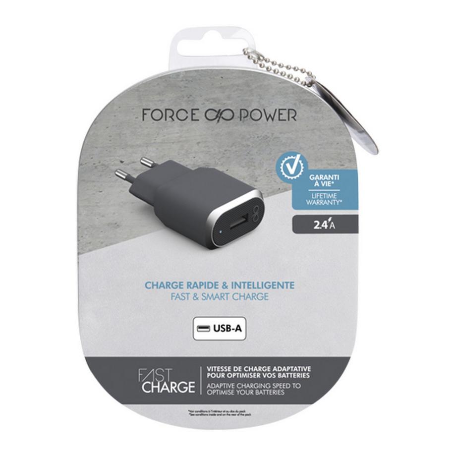 Force Power  Chargeur maison USB A 2.4A 