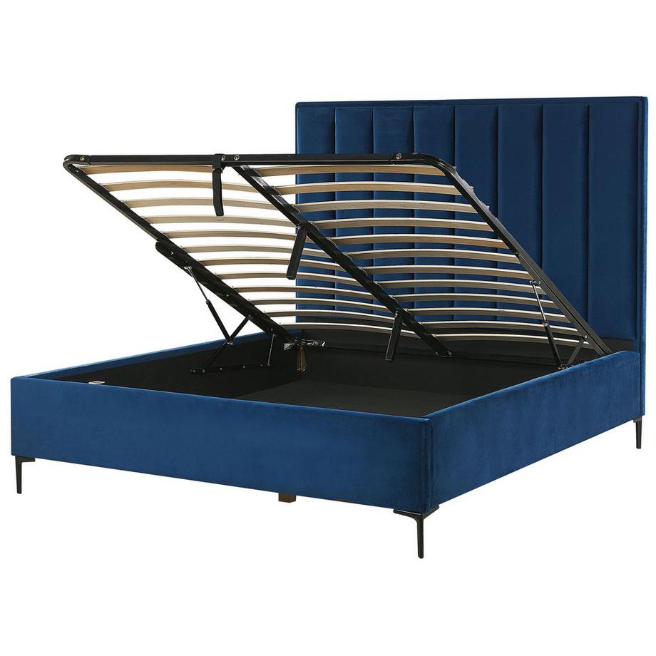 Beliani Ensemble de chambre en Velours SEZANNE  