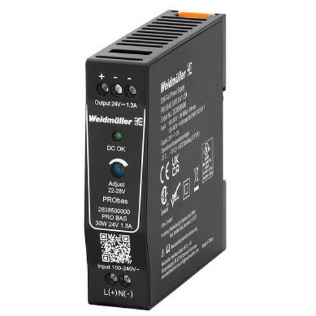 Weidmüller  PRO BAS 30W 24V 1.3A alimentatore per computer Nero 