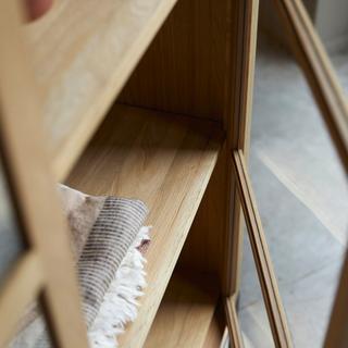 Tikamoon Vetrina alta in quercia massello Babeth  