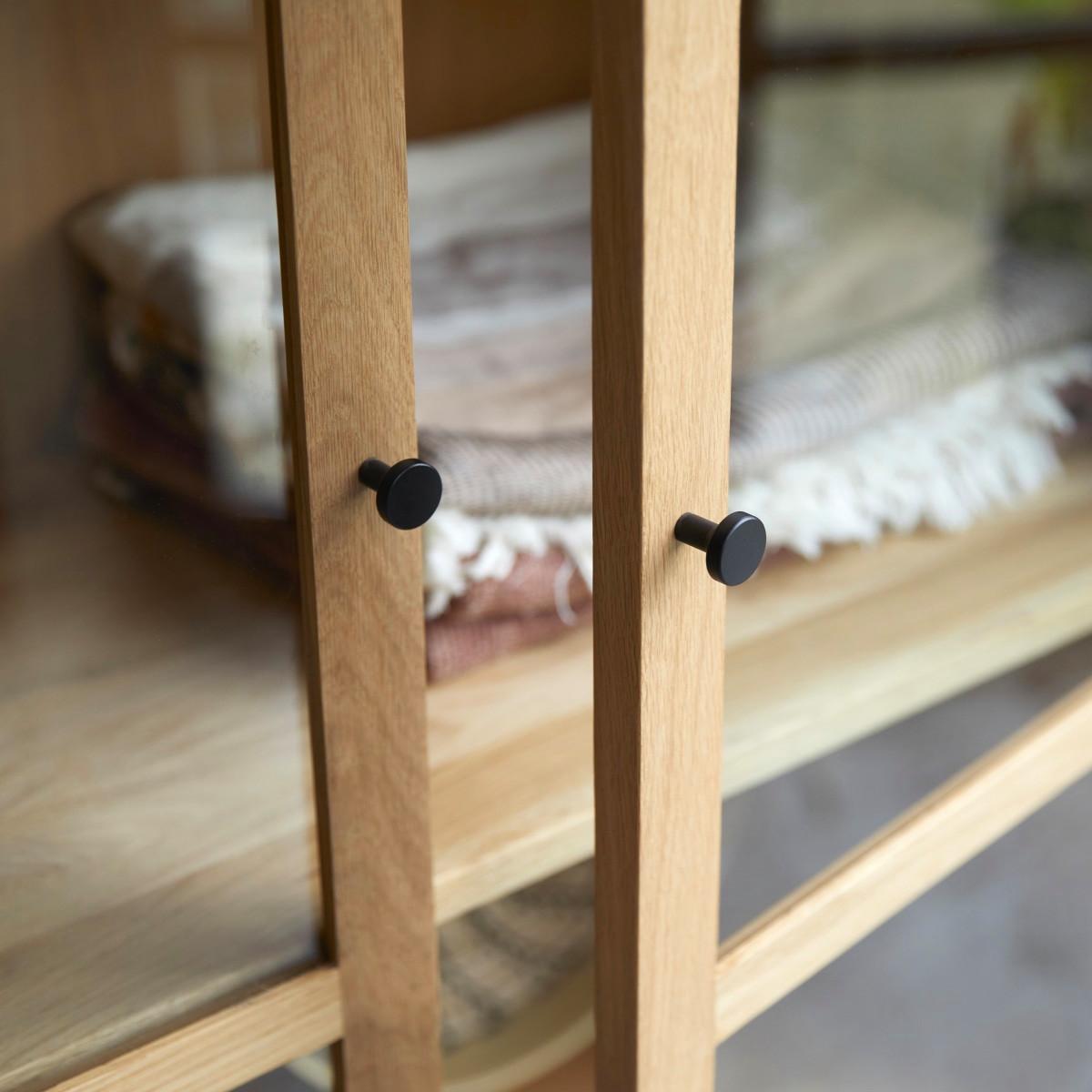 Tikamoon Vetrina alta in quercia massello Babeth  