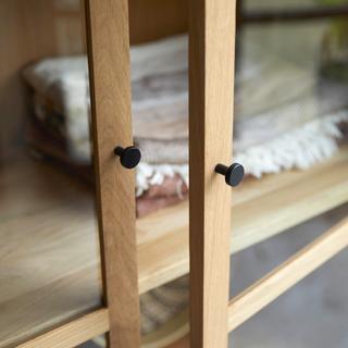 Tikamoon Vetrina alta in quercia massello Babeth  